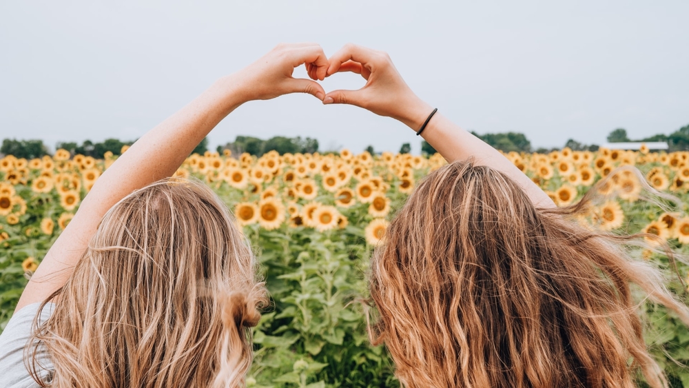 Creating a heart photo - engagement shoot ideas