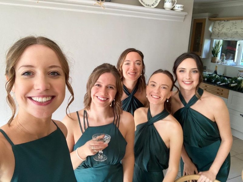 Bridesmaid selfie