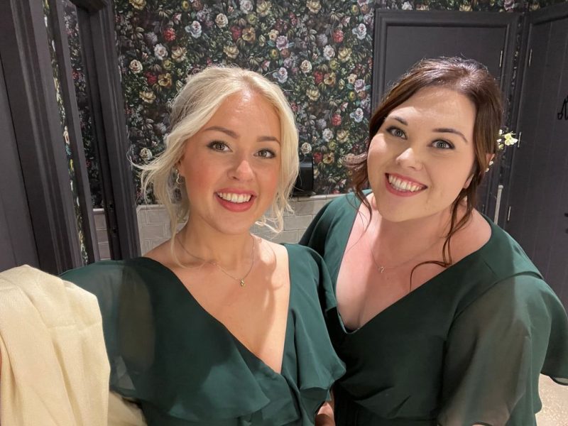 Bridesmaid selfie