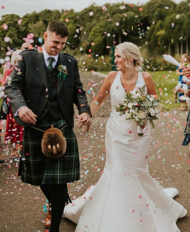Wedding day in Scotland