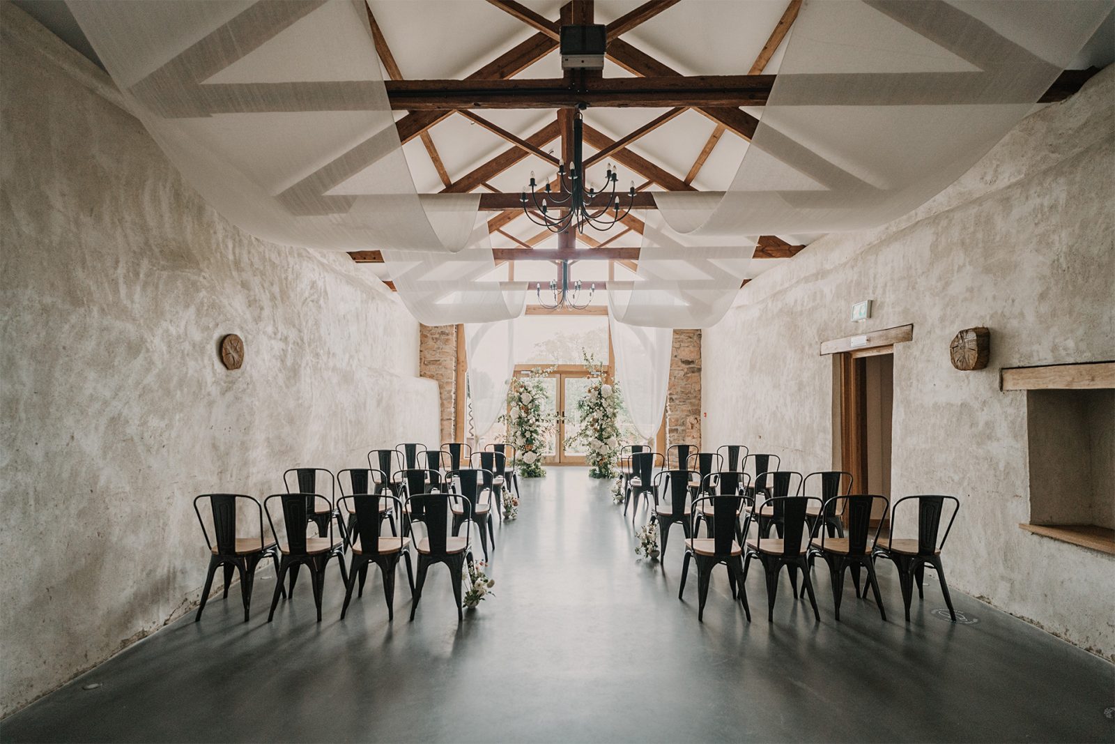 Modern barn venue